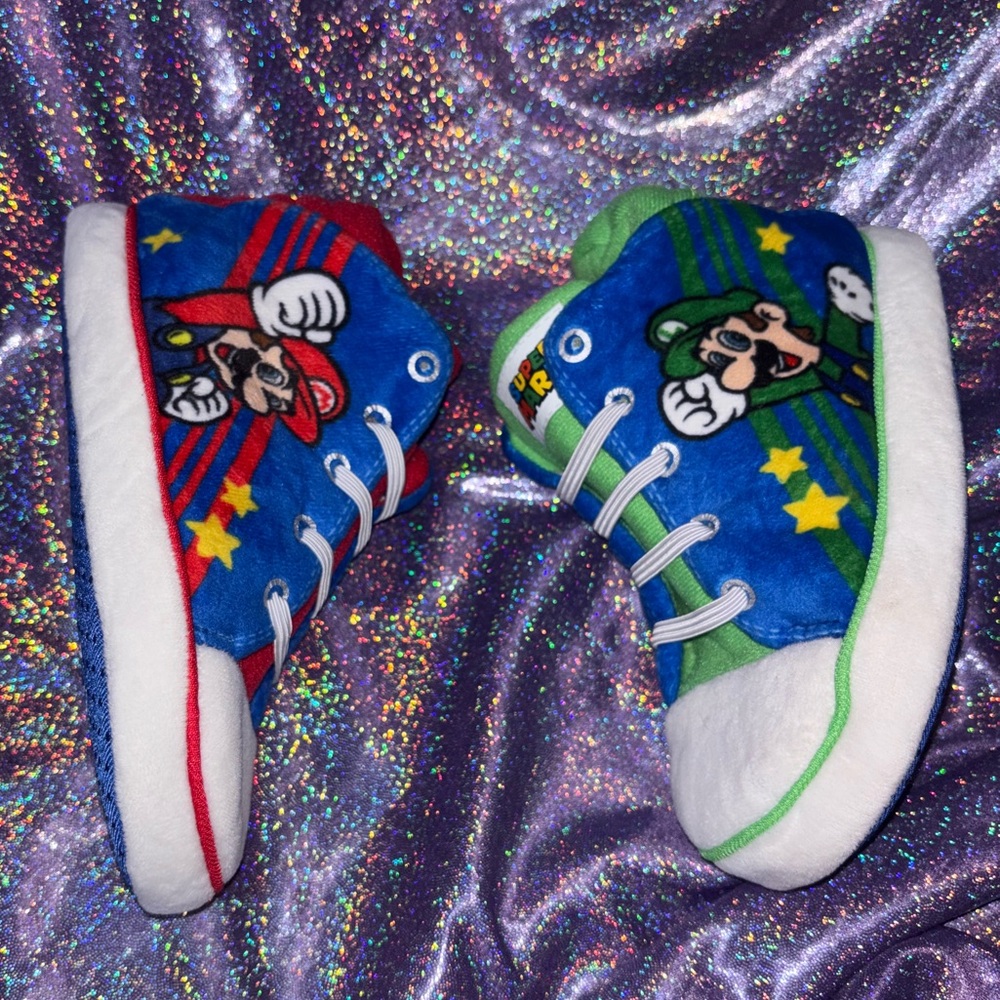 Toddler Mario Sneaker Slippers